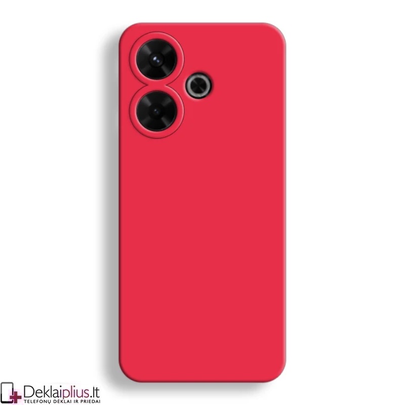 Liquid Air silikoninis raudonas dėklas - su kameros apsauga (Xiaomi Redmi 13/Redmi Note 13R/Poco M6 4G) Liquid Air silikoninis raudonas dėklas - su kameros apsauga (Xiaomi Redmi 13/Redmi Note 13R/Poco M6 4G)